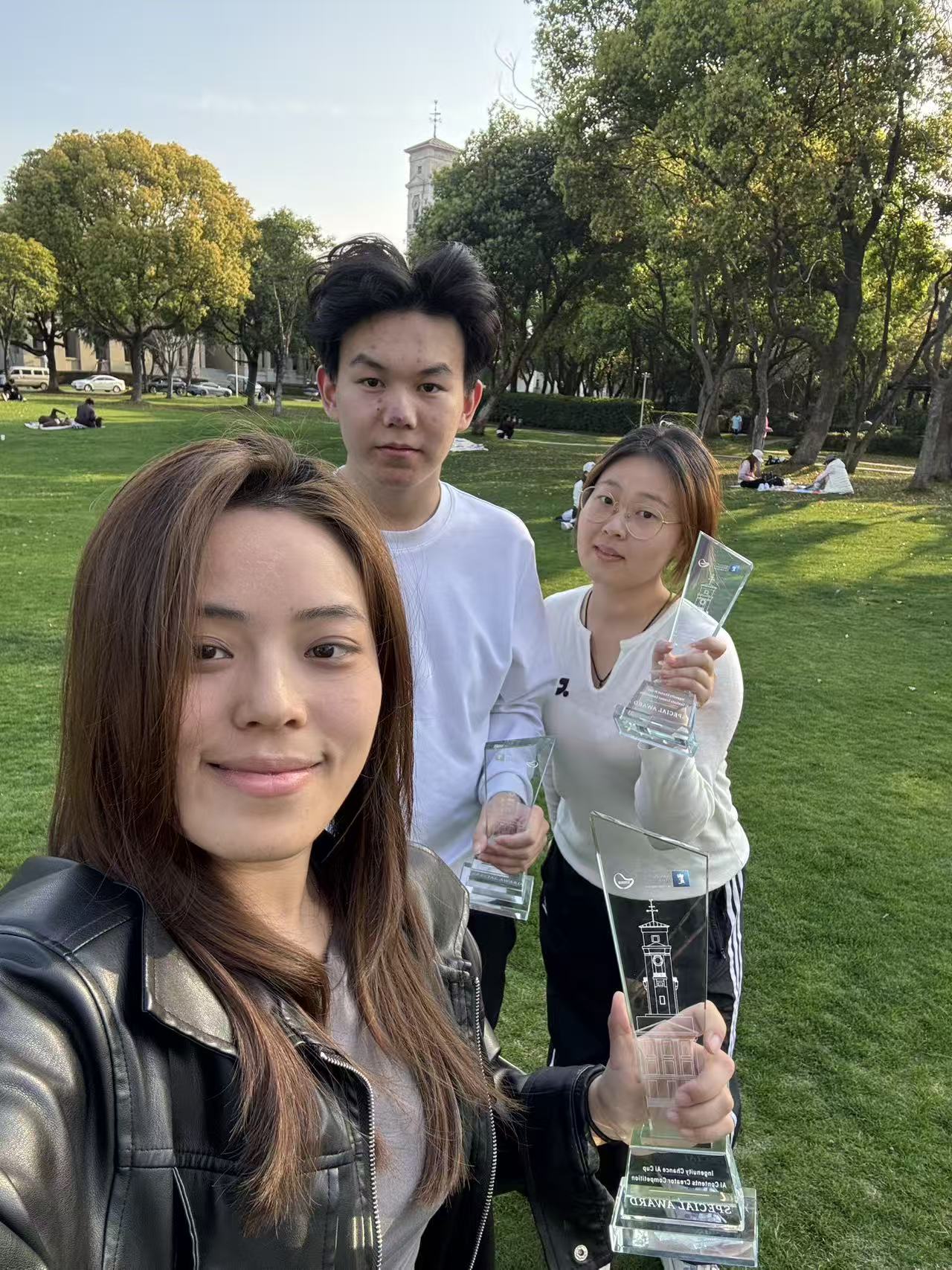 AI video generation competition group award photo